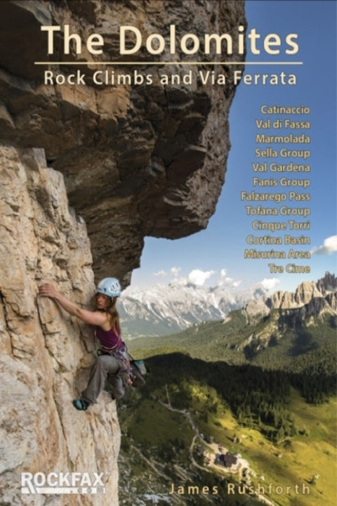 Omslag: The Dolomitesrock Climbs and Via Ferrata