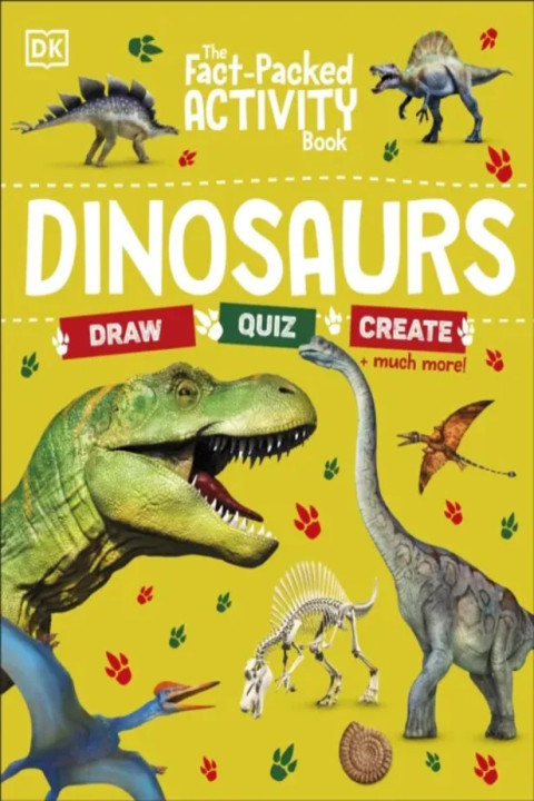 Omslag: The Fact-Packed Activity Book: Dinosaurs