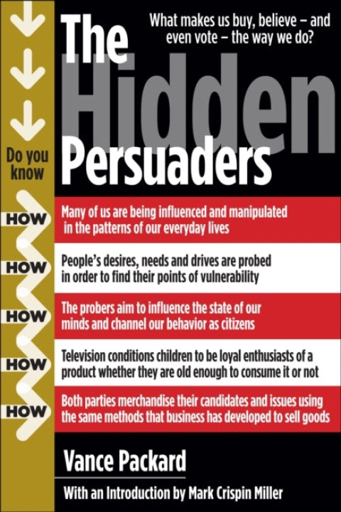 Omslag: The Hidden Persuaders