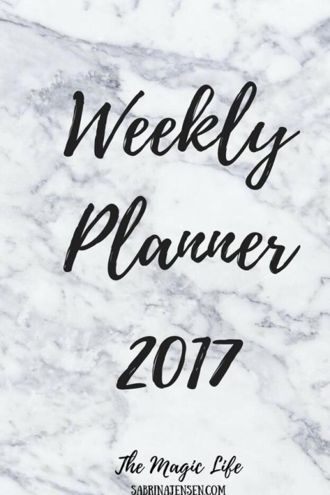 Omslag: The Magic Life Weekly Planner 2017