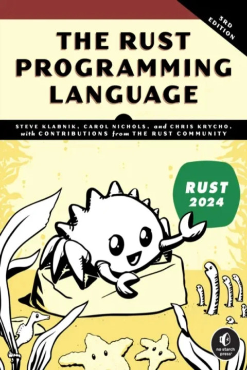 Omslag: The Rust Programming Language, 3rd Edition