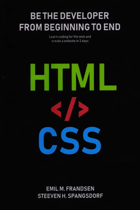 Omslag: The website in html and css