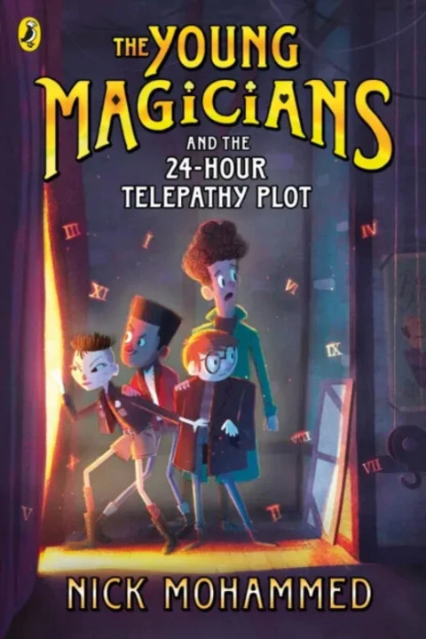 Omslag: The Young Magicians and the 24-Hour Telepathy Plot