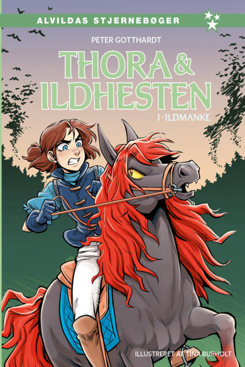 Omslag: Thora og ildhesten 1: Ildmanke
