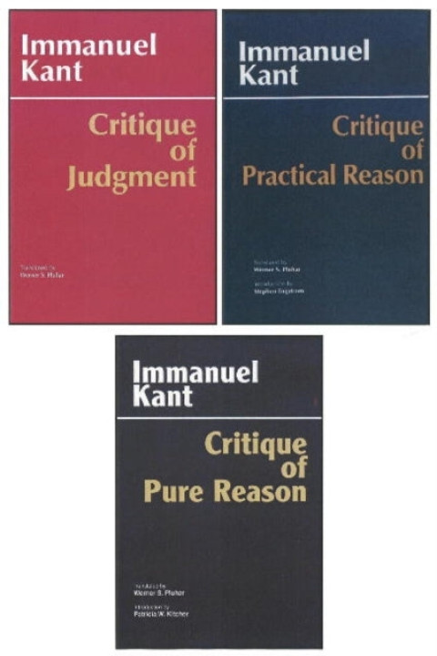 Omslag: Three Critiques, 3-volume Set