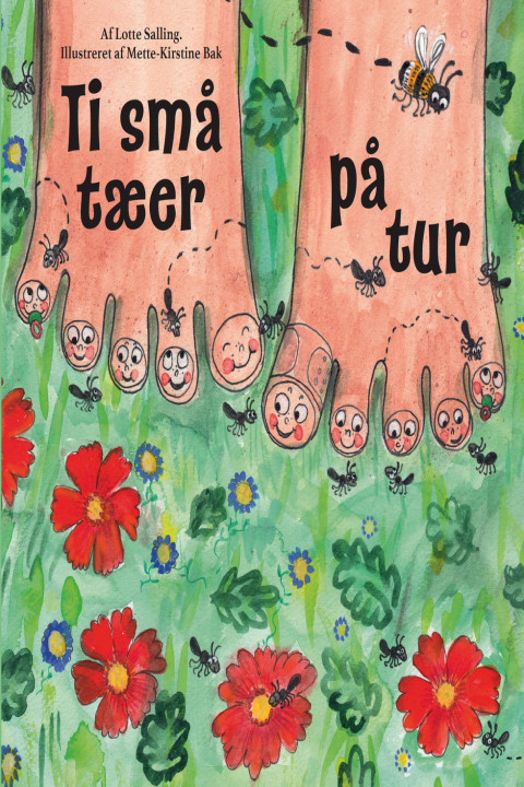 Omslag: Ti små tæer på tur