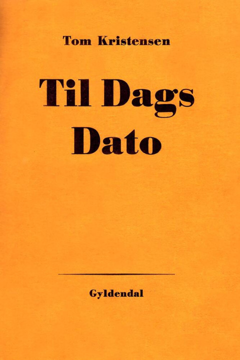 Omslag: Til dags dato