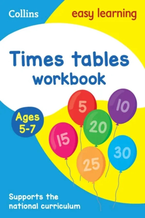 Omslag: Times Tables Workbook Ages 5-7 - Ideal for Home Learning