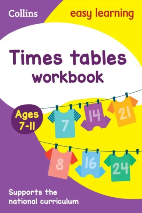 Omslag: Times Tables Workbook Ages 7-11 - Ideal for Home Learning