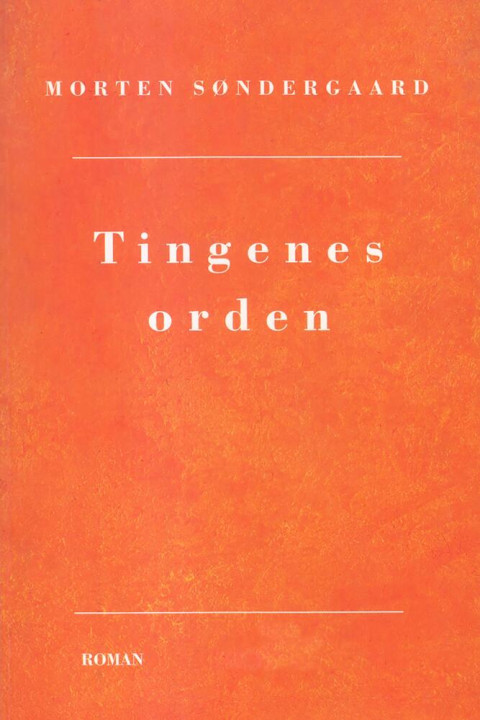 Omslag: Tingenes orden