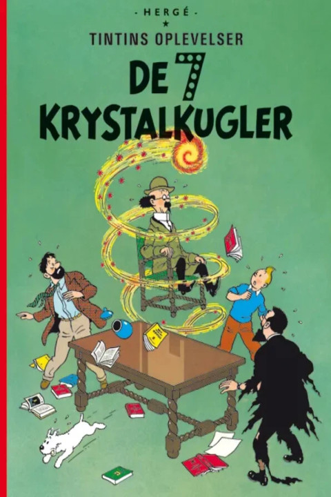 Omslag: Tintin: De 7 krystalkugler - softcover
