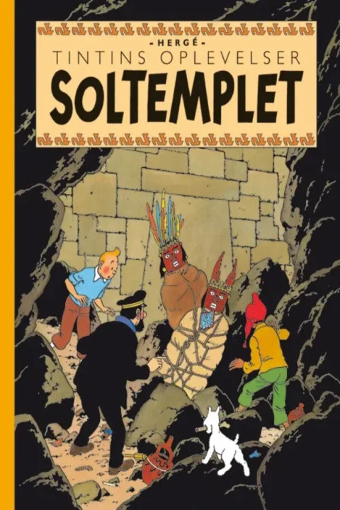 Omslag: Tintin: Soltemplet - retroudgave