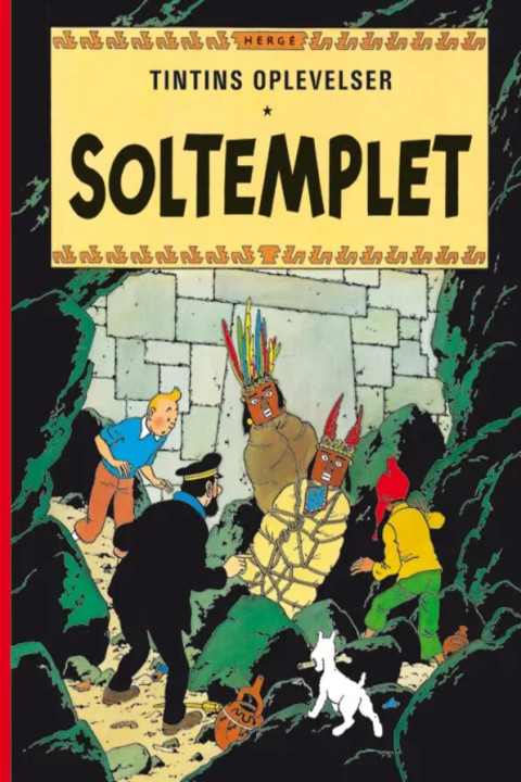 Omslag: Tintin: Soltemplet - softcover