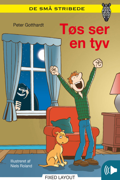 Omslag: Tøs ser en tyv
