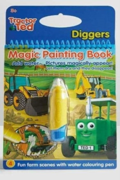 Omslag: Tractor Ted Magic Painting Book - Diggers
