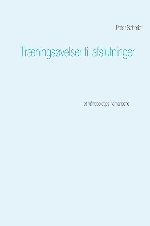 Omslag: Træningsøvelser til afslutninger
