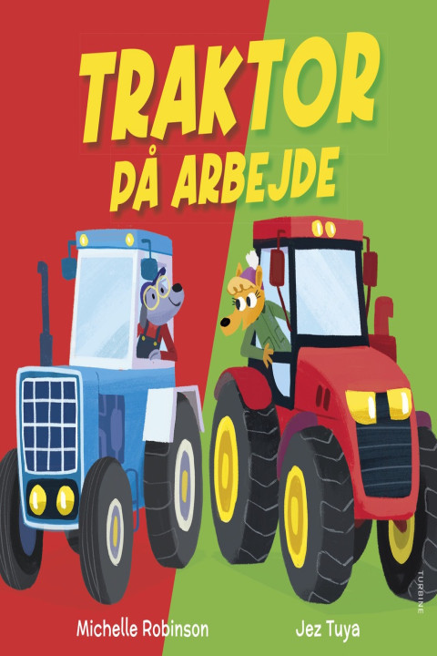 Omslag: Traktor på arbejde
