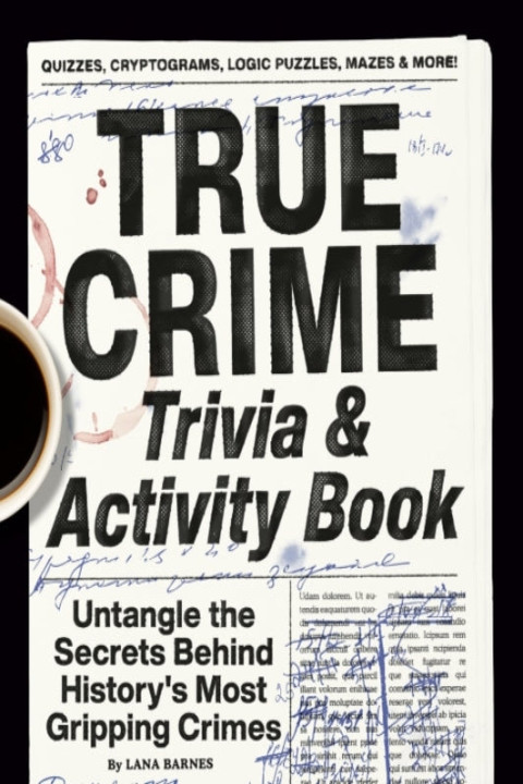 Omslag: True Crime Trivia og Activity Book