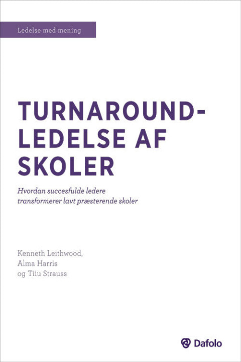 Omslag: Turnaround-ledelse af skoler