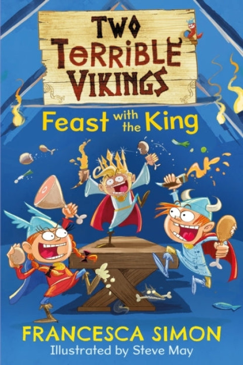 Omslag: Two Terrible Vikings Feast With the King