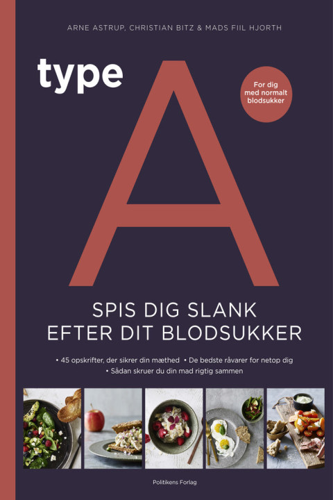 Omslag: Type A - Spis dig slank efter dit blodsukker