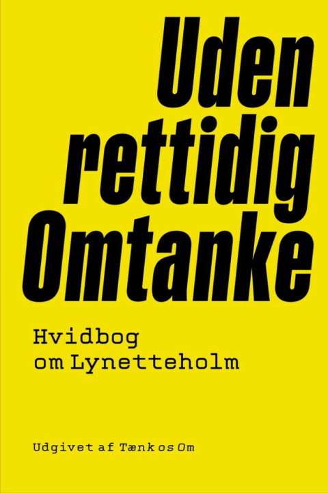 Omslag: Uden rettidig Omtanke