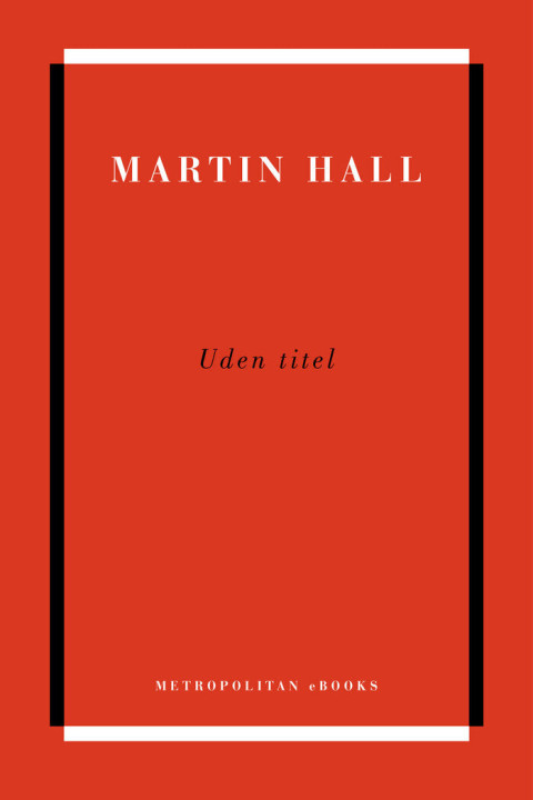 Omslag: Uden titel