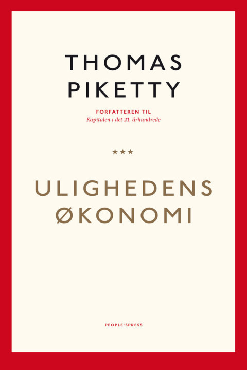 Omslag: Ulighedens økonomi
