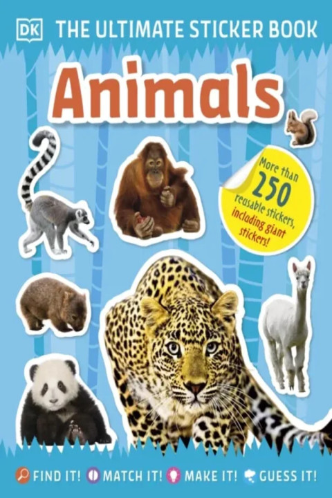 Omslag: Ultimate Sticker Book Animals