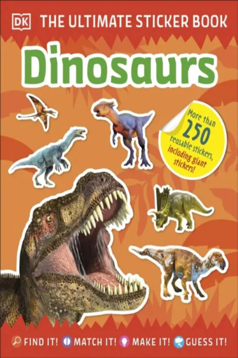 Omslag: Ultimate Sticker Book Dinosaurs