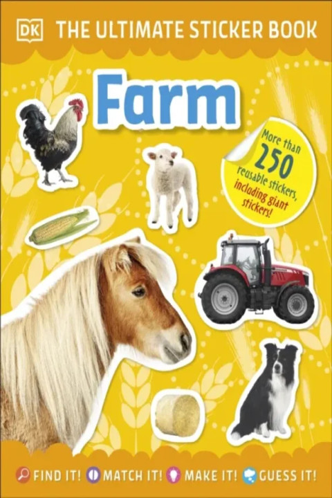 Omslag: Ultimate Sticker Book Farm