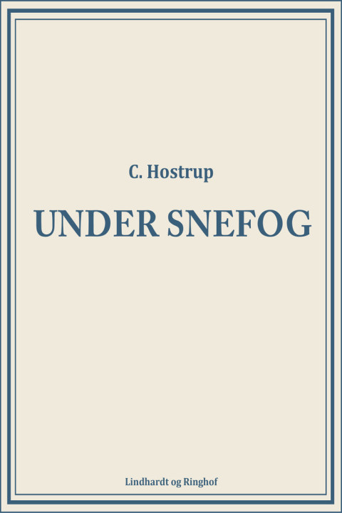 Omslag: Under snefog