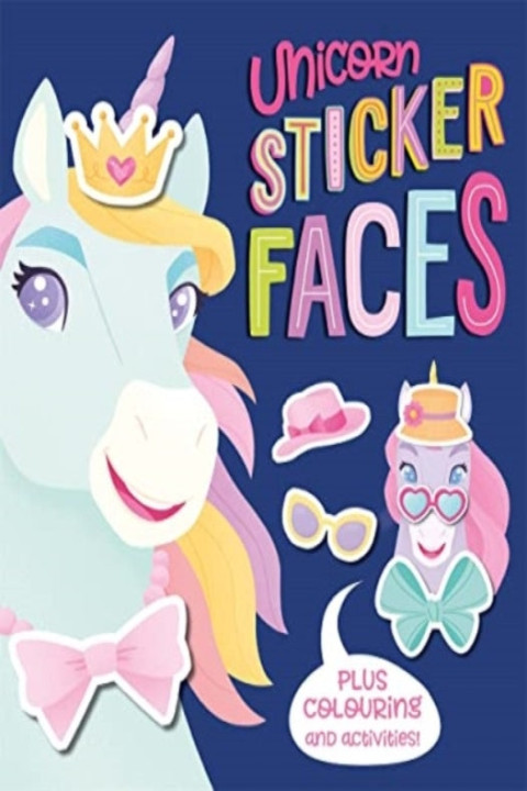 Omslag: Unicorn Sticker Faces