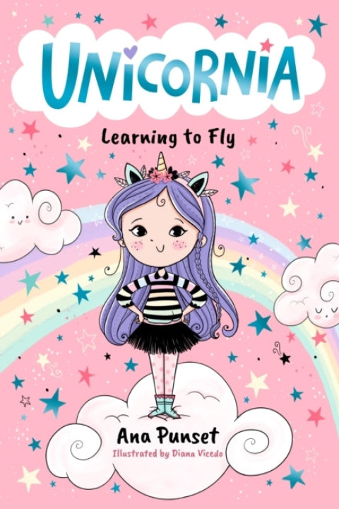 Omslag: Unicornia Learning to Fly