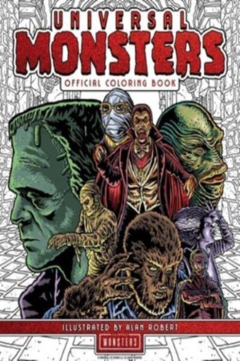 Omslag: Universal Monsters The Official Coloring Book