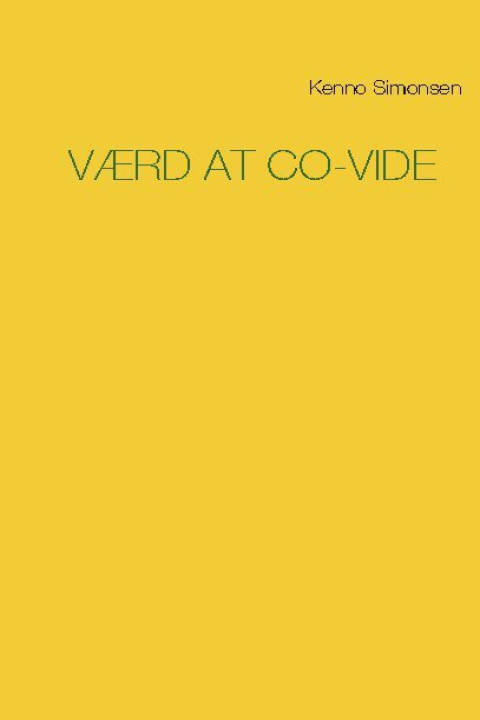 Omslag: Værd at CO-VIDe