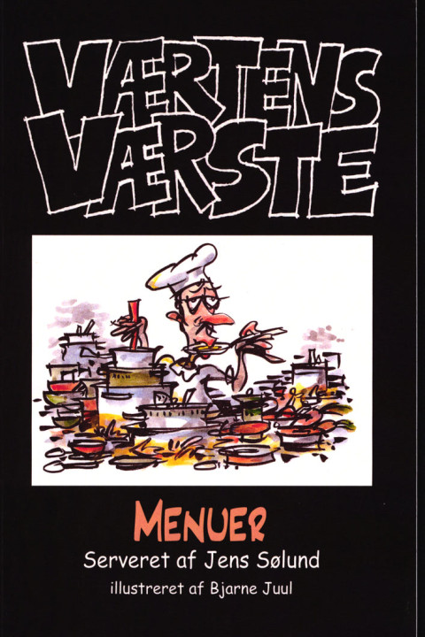 Omslag: Værtens Værste Menuer