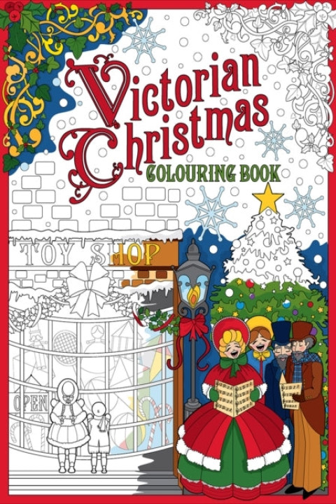Omslag: Victorian Christmas Colouring Book