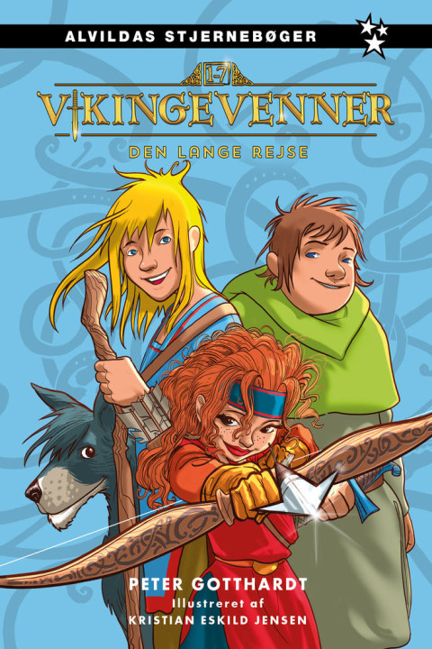 Omslag: Vikingevenner: Den lange rejse (samlebind)