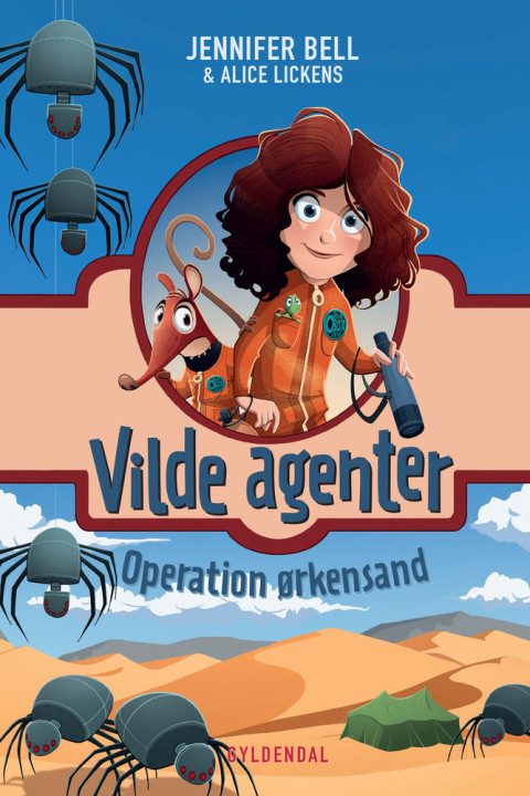 Omslag: Vilde agenter 3 - Operation ørkensand