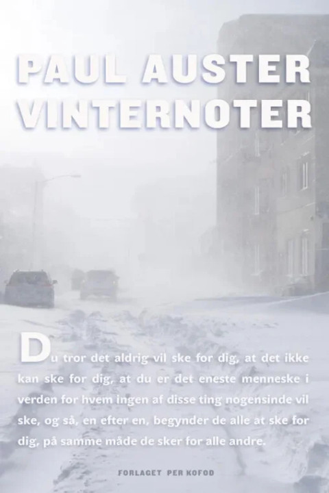 Omslag: Vinternoter