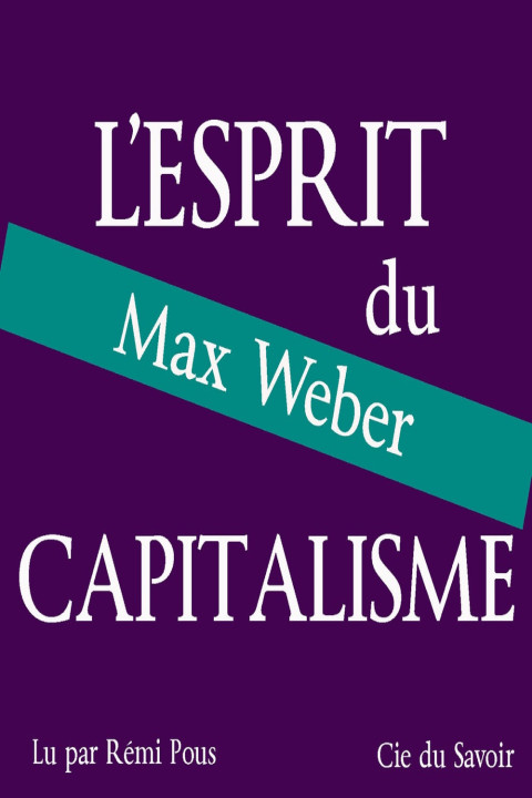 Omslag: Weber, l'esprit du capitalisme