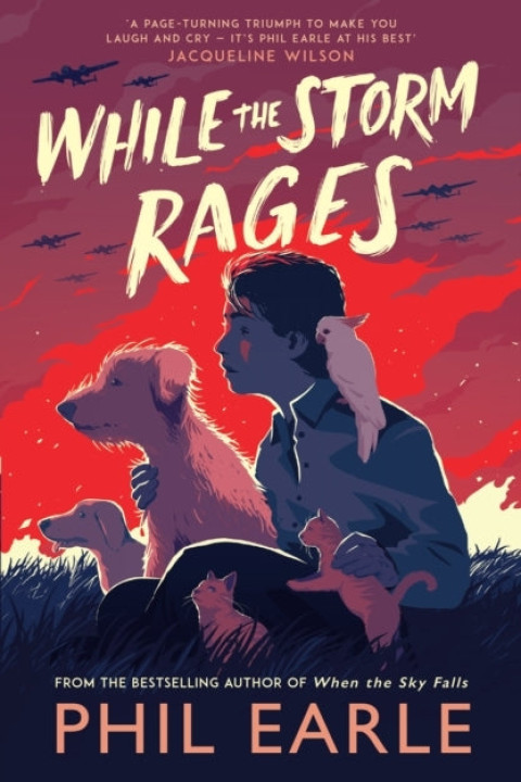 Omslag: While The Storm Rages