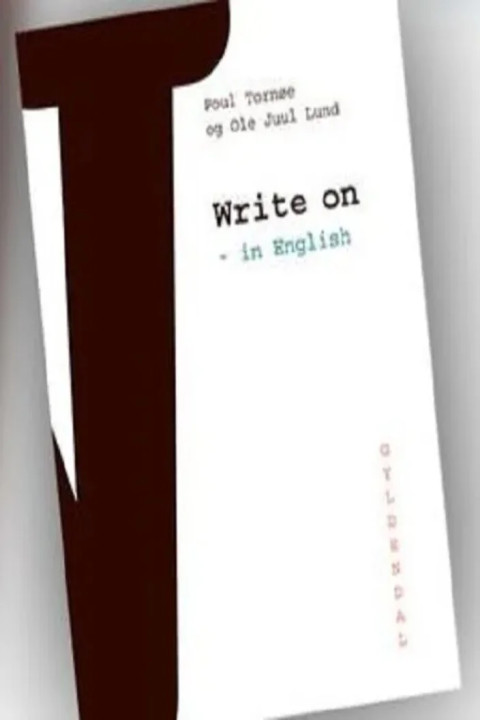 Omslag: Write On - in English