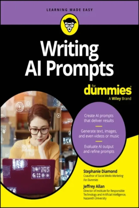Omslag: Writing AI Prompts For Dummies
