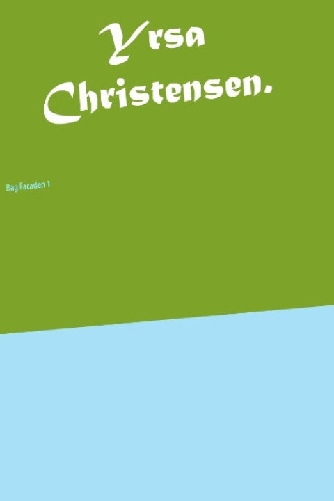 Omslag: Yrsa Christensen.