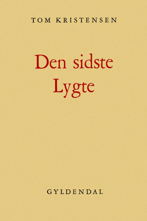 Omslag: Den sidste Lygte