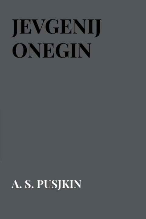 Omslag: Jevgenij Onegin