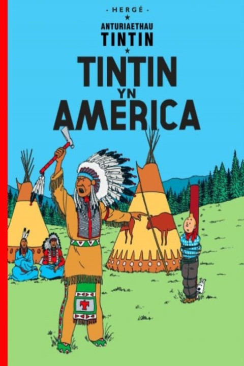 Omslag: Tintin Yn America