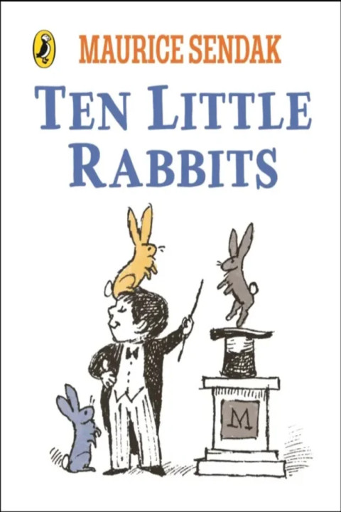 Omslag: Ten Little Rabbits